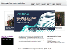 Tablet Screenshot of kearneyconcerts.org